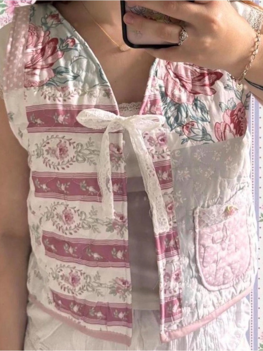 Handmade Quilted Vest🌷